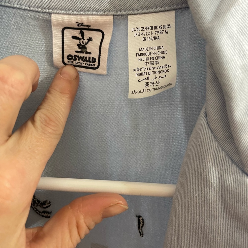 Disney Oswald Light Blue Shirt - Picture 3 of 4